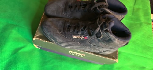 Vintage Reebok Classic Freestyle Hi Top Sneakers Red Double Stra - photo 3