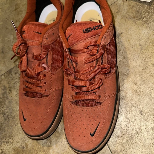 NIKE SB ISHOD RUGGED ORANGE-BLACK SZ 12 [DC7232-800] - photo 3