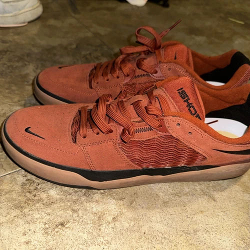 NIKE SB ISHOD RUGGED ORANGE-BLACK SZ 12 [DC7232-800] - photo 5