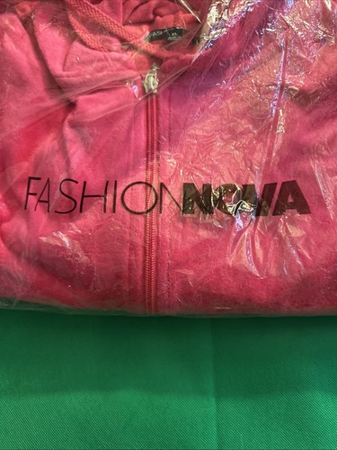 Fashion Nova Velour Track Suit Set Hot Pink Size L New - photo 3