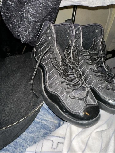 Nike Air Bakin GS Black 316759 005 Size 5.5Y No Box - photo 5