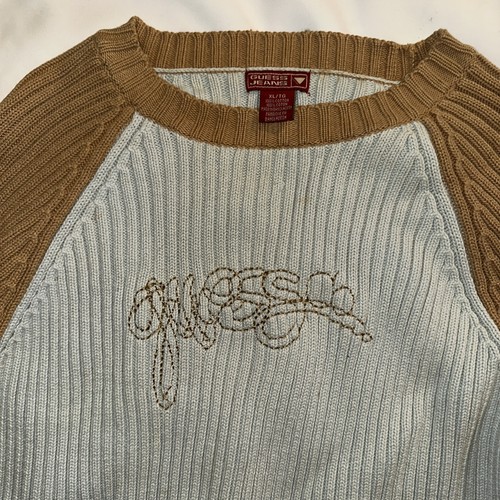 GUESS JEANS Cotton Knit Pullover Sweater Men's XL - photo 2