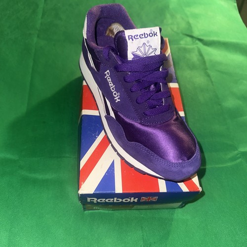 Vintage 80's Reebok GPX R301 Purple Athletic Shoes Sz 7