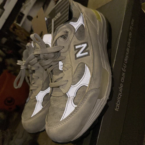 New Balance 992 Grey Made In USA White Cyclone Size 7.5 Women's - photo 2