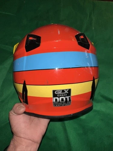 GLX GX623 DOT Kids Youth ATV Dirt Bike Motocross Full Face Helme - photo 2