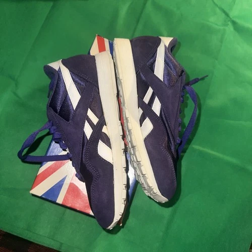 Reebok Classic Nylon Womens Purple Suede Lace Up Sneakers Size 7 - photo 3