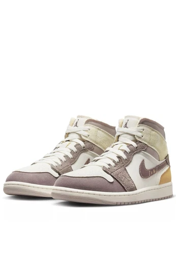 [DM9652-102] Mens Air Jordan Retro 1 Mid SE Craft 'Taupe Haze'