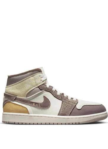 [DM9652-102] Mens Air Jordan Retro 1 Mid SE Craft 'Taupe Haze' - photo 3