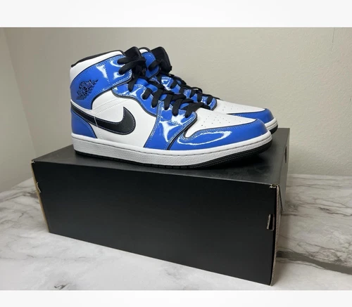 Nike Air Jordan 1 Mid SE Signal Blue DD6834-402 Men's US 12 New