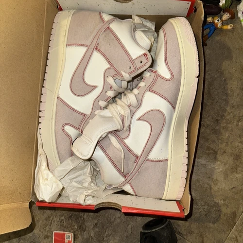 Nike Dunk Hi 1985 Summit White Barely Rose Denim Sz 11.5
