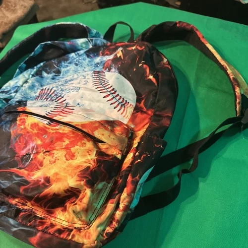 Water Baseball Sport Kids School Backpack Lunch Bag Pen Case Lot - photo 2