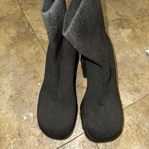 Women Ankle Booties Casual Boots Formal Womens Stretch Sock Chun