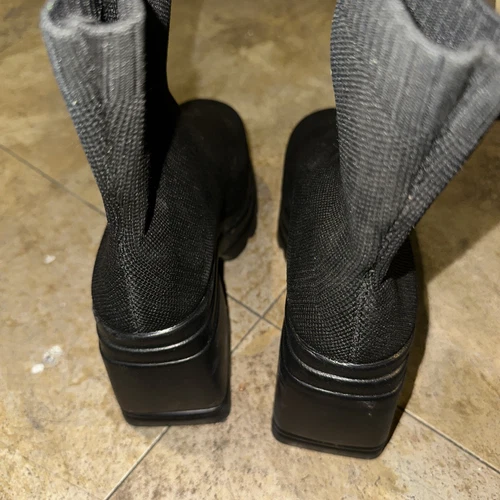 Women Ankle Booties Casual Boots Formal Womens Stretch Sock Chun - photo 4