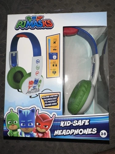PJ Masks Kids Headphones Safe Over Ear Volume Limiter