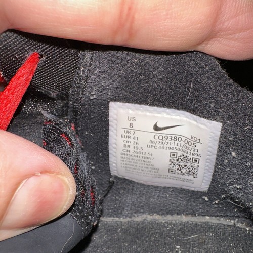 Size 8 - Nike LeBron Witness 5 Bred