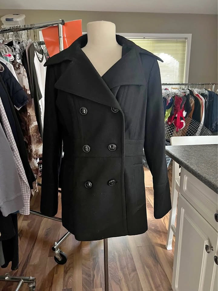 Vintage London Fog Pea Coat - Women's Large