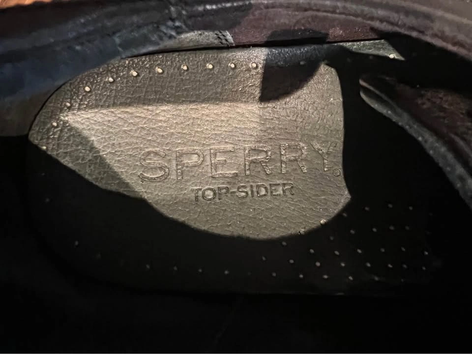 Black Sperry Top-Sider Men's Shoes Size 9 - photo 5