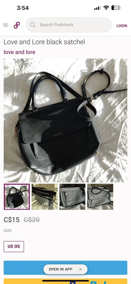 New Love and Lore black satchel Purse - photo 2