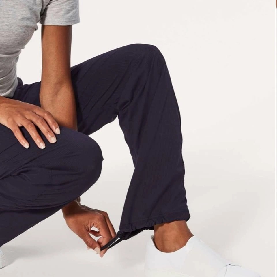 Lululemon Dance Studio Midnight Navy Tie Bottom Pants - Size 4 - photo 4