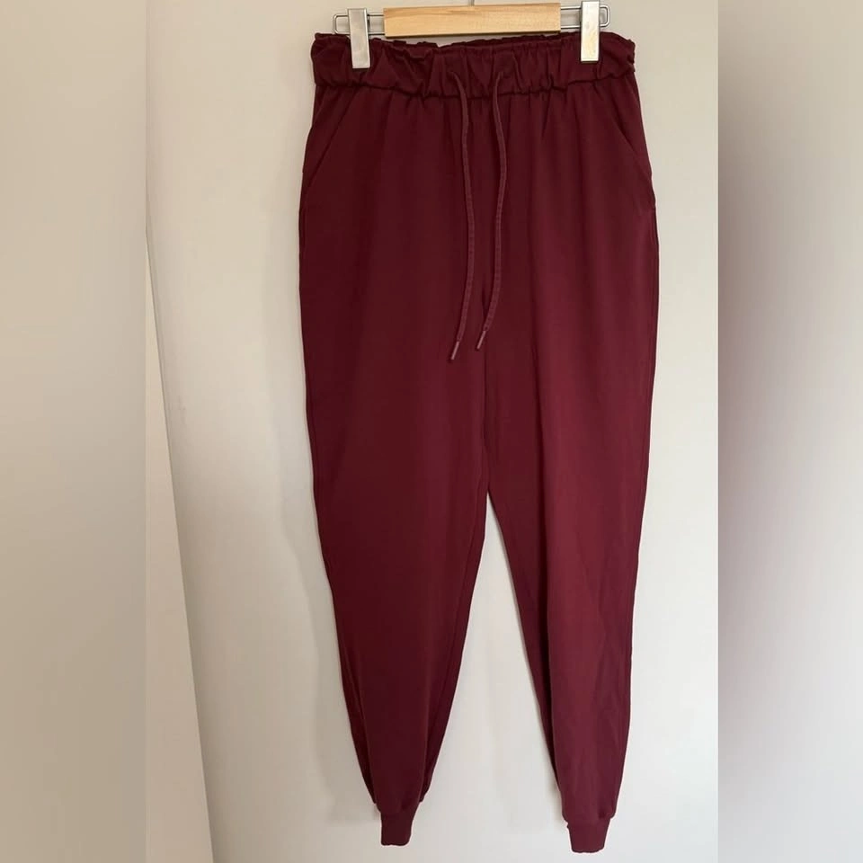 Lululemon Stretch High-Rise Jogger Red Merlot (Size 6) - photo 4