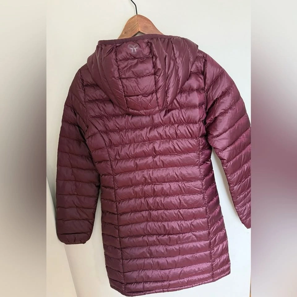 Aritzia TNA Botanie Packable Down Puffer Jacket - Burgundy - Sma - photo 5