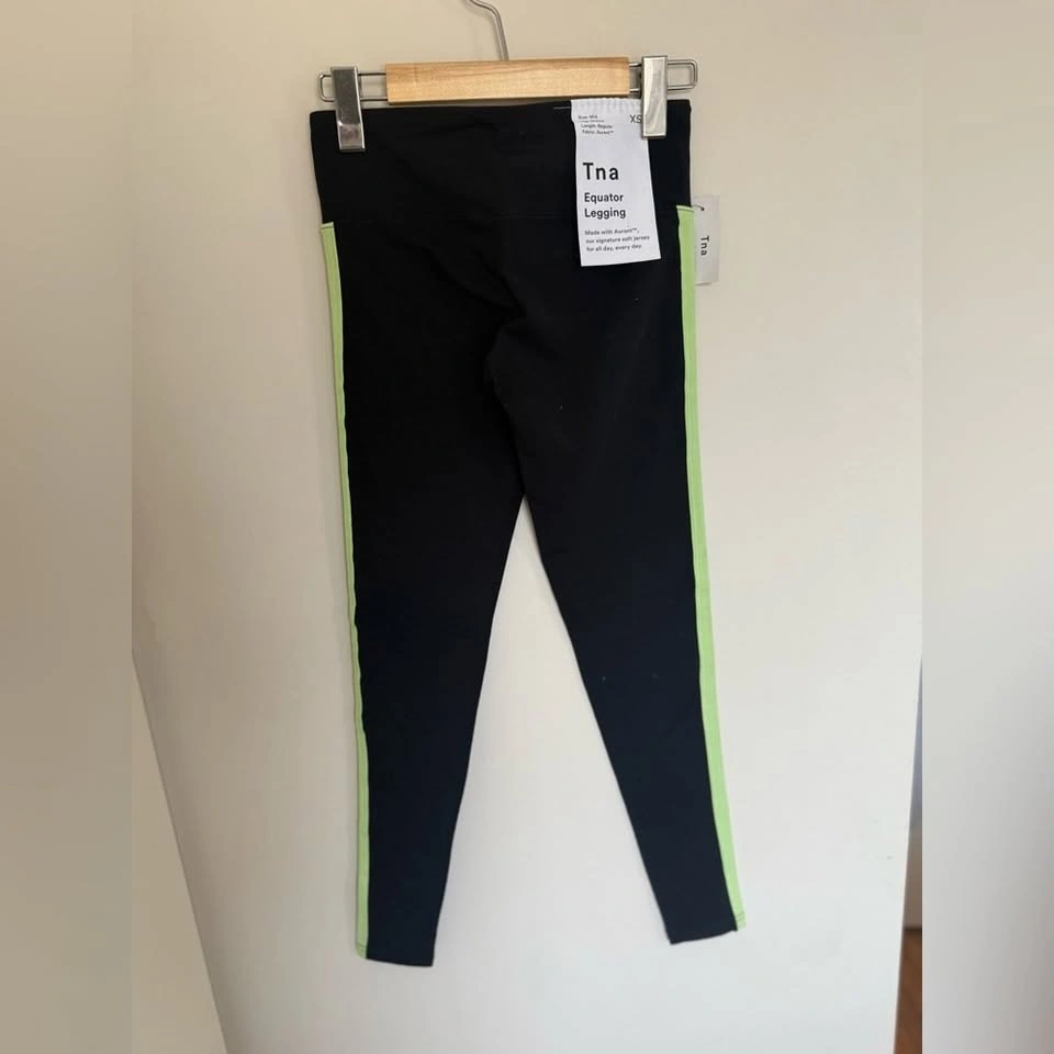 TNA Equator Leggings – Black/Neon | XS | NWT - photo 3