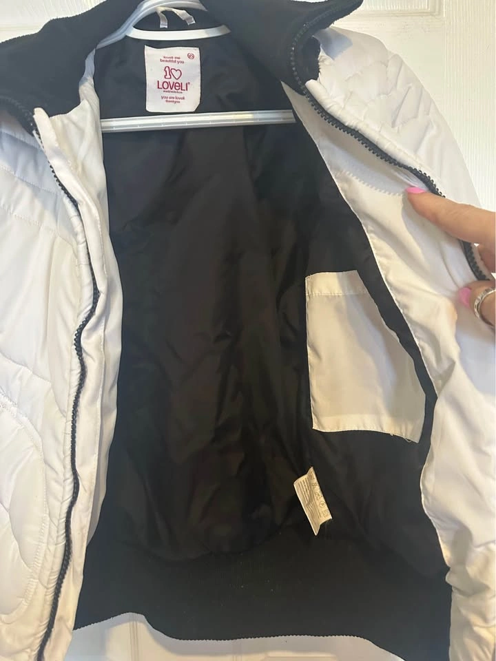 Loveli Puffer White Quilted Jacket - Women's XS - photo 2