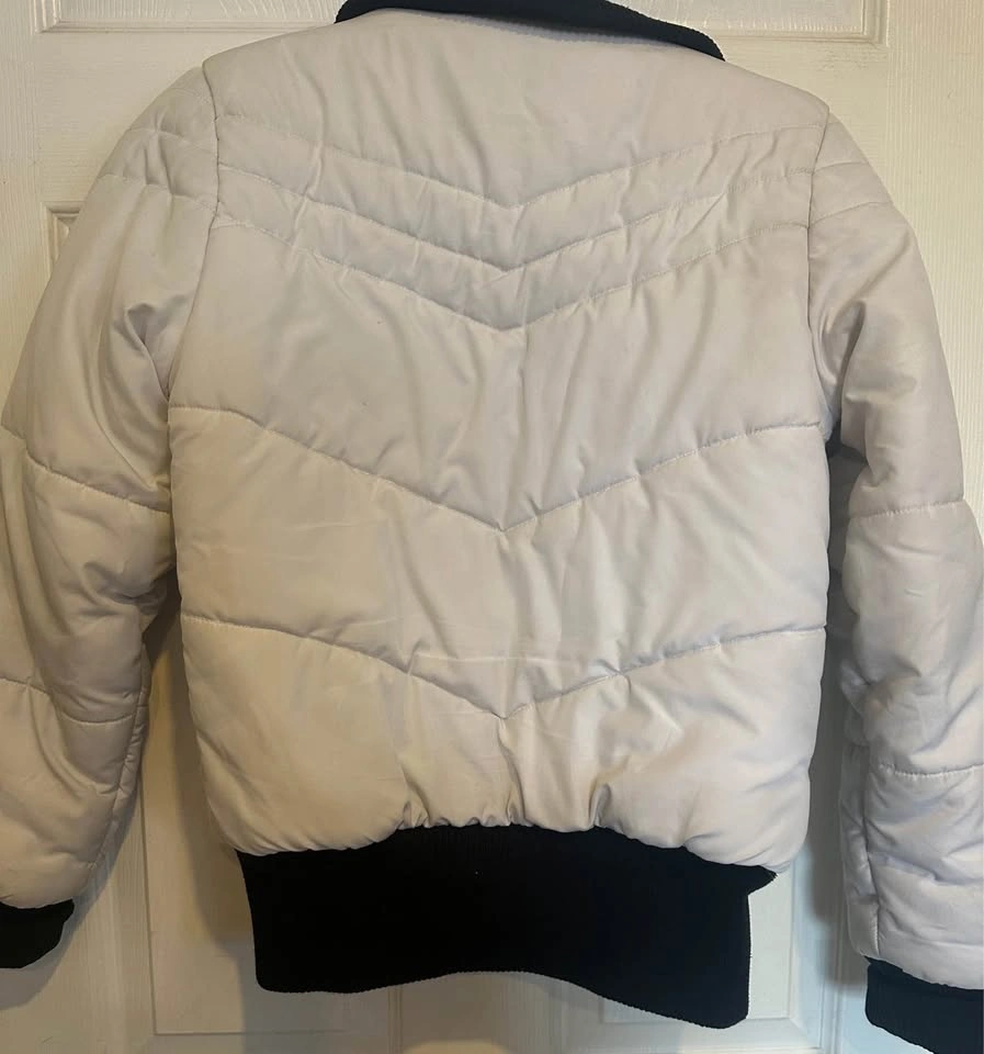 Loveli Puffer White Quilted Jacket - Women's XS - photo 4