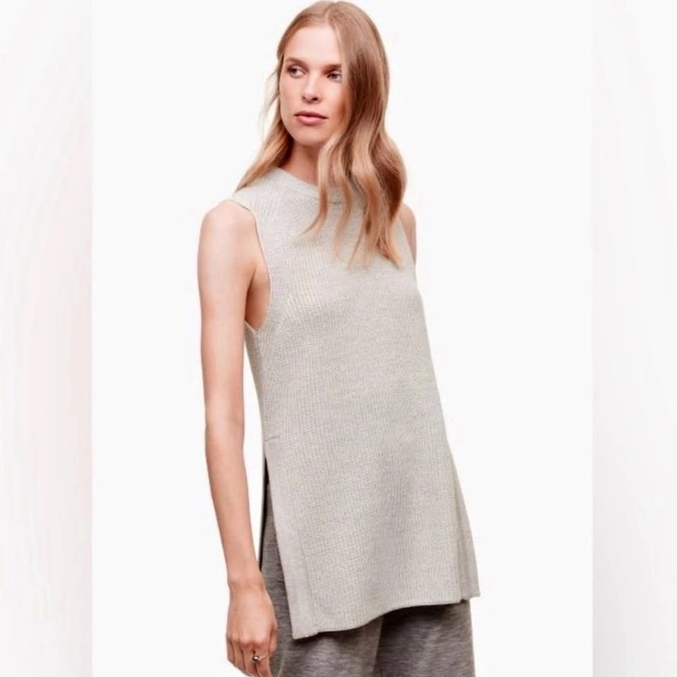 Wilfred Palmier Sweater – Heather Birch | XS | NWT