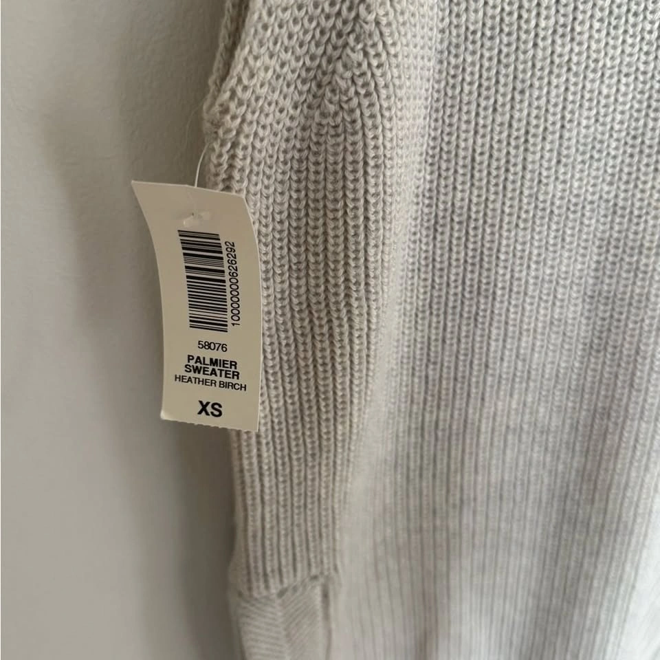 Wilfred Palmier Sweater – Heather Birch | XS | NWT - photo 4
