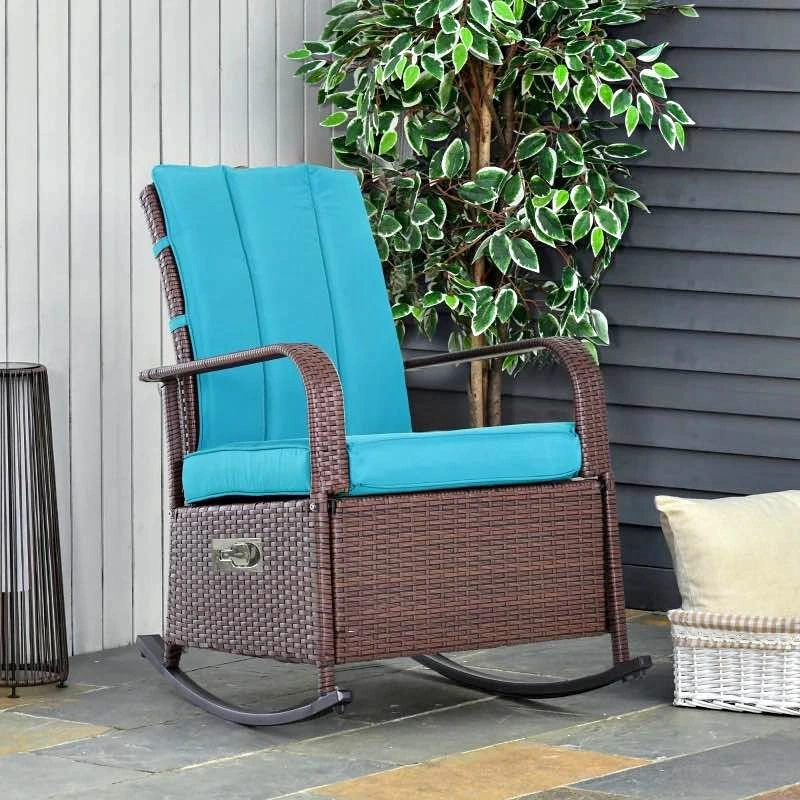 Outdoor Wicker Rocking Chair