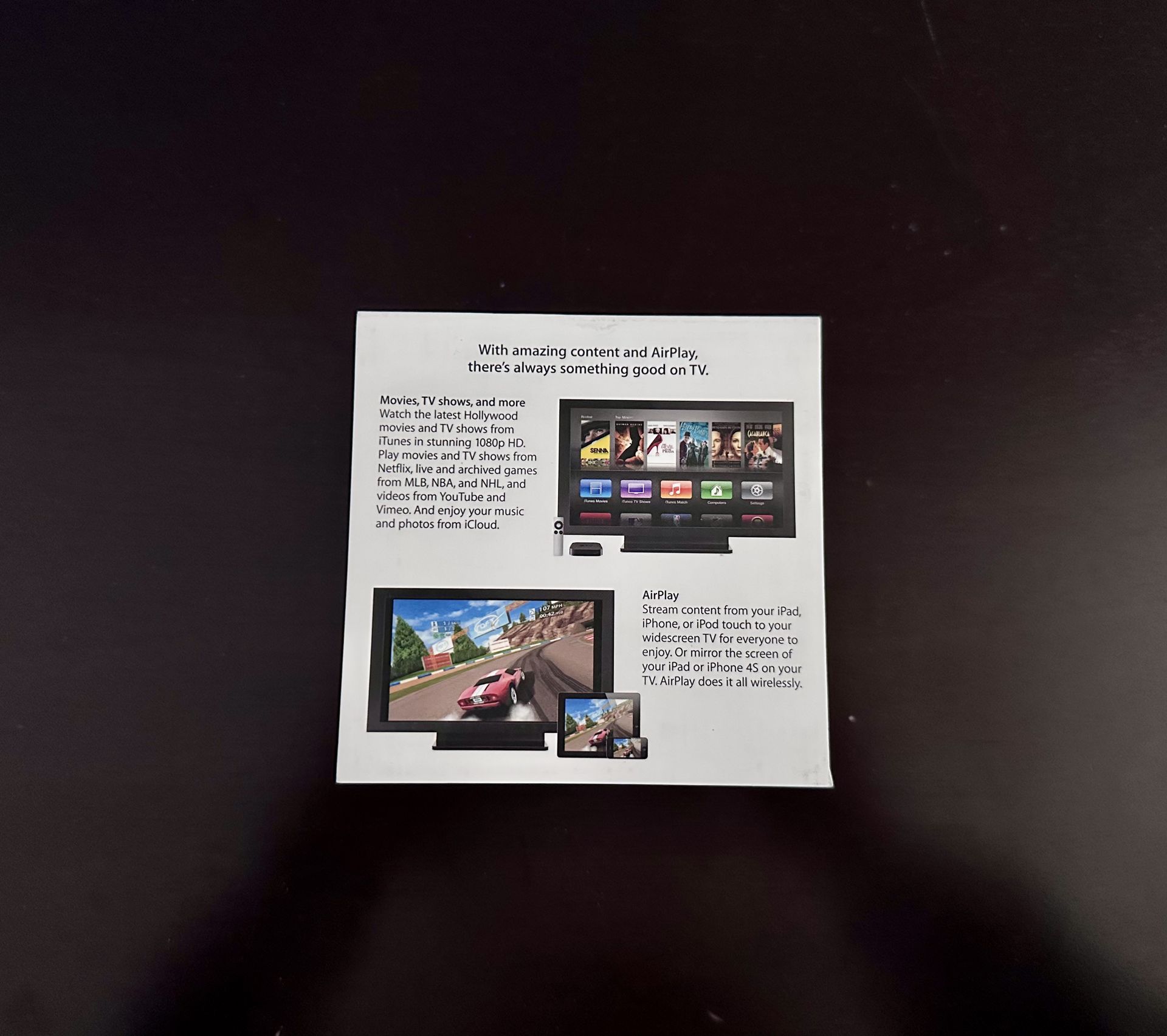 Apple TV (3rd Gen) - Model: MD199LL/A - photo 2