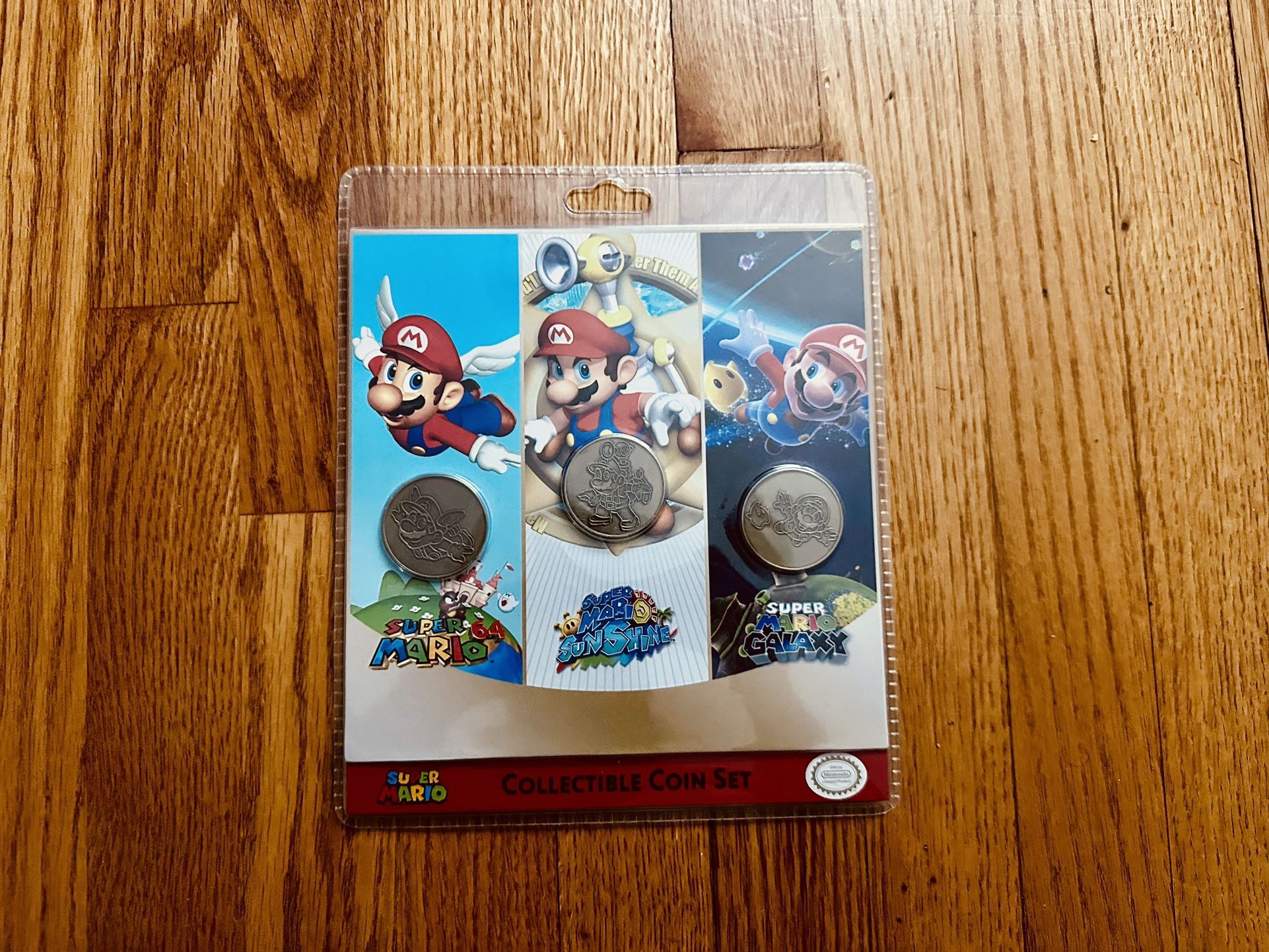 Super Mario Collectible Coin Set - NEW