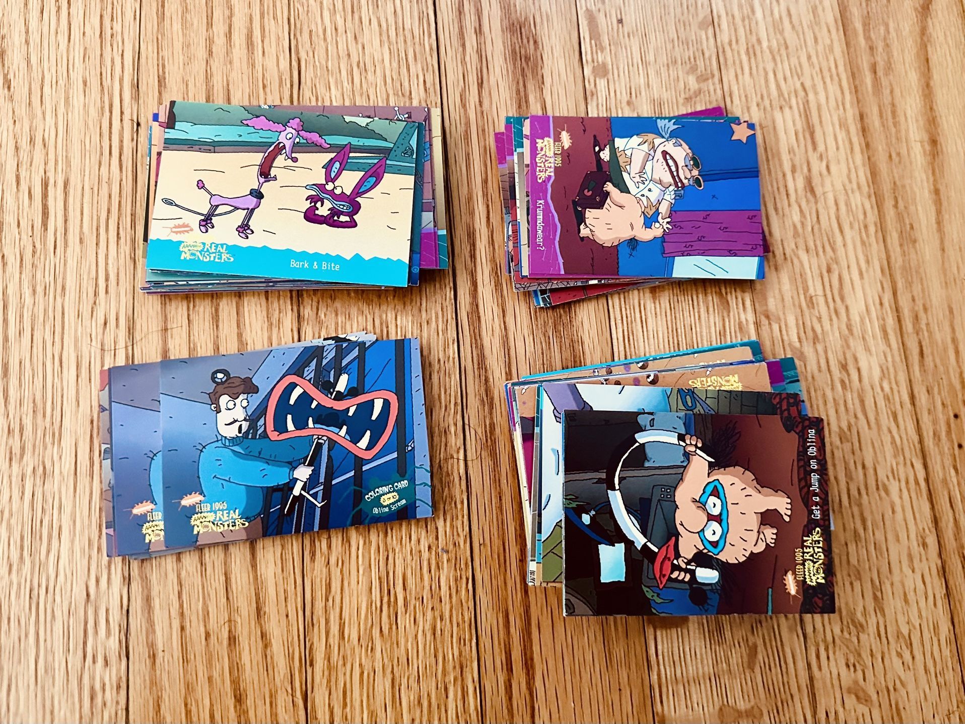 Aaahh!!! Real Monsters Collectible Cards - 90's Nickelodeon Lot - photo 3