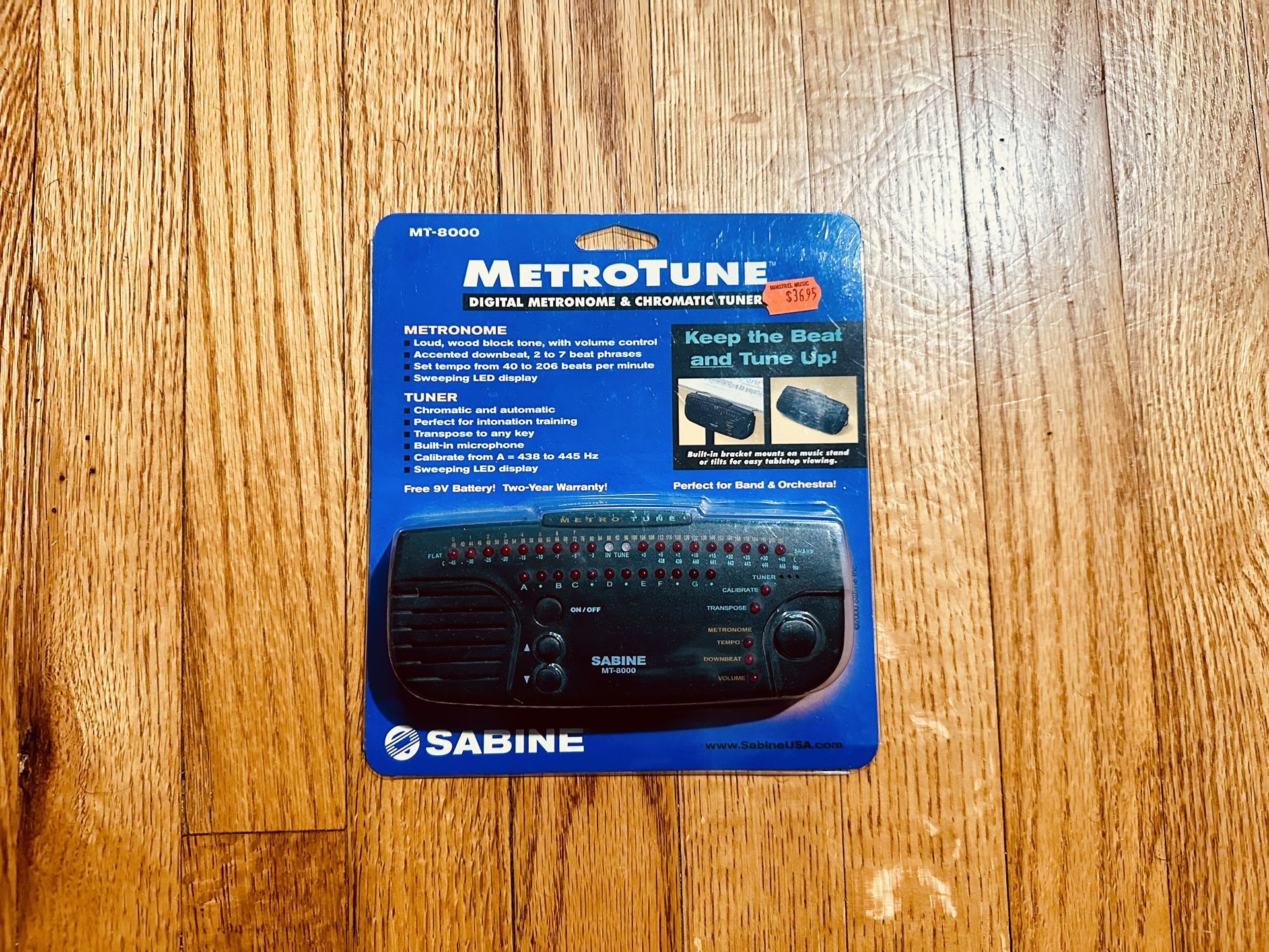 Sabine MetroTune MT-8000 Digital Metronome & Tuner