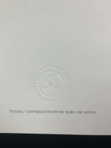 Michael Jordan "Flying" Lithograph 1999 Rare Air Media - photo 2