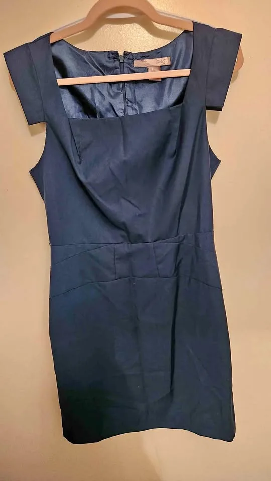 Dark green office dress (medium) thumbnail