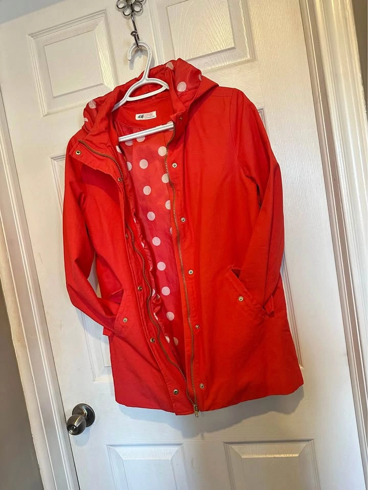 H&M Rain Jacket Youth Large - Women's Small