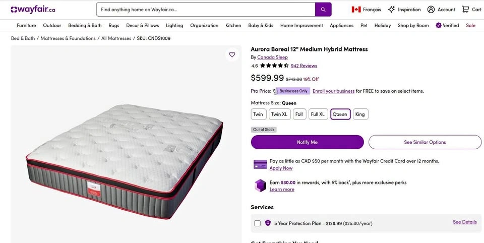 Queen Size Mattress