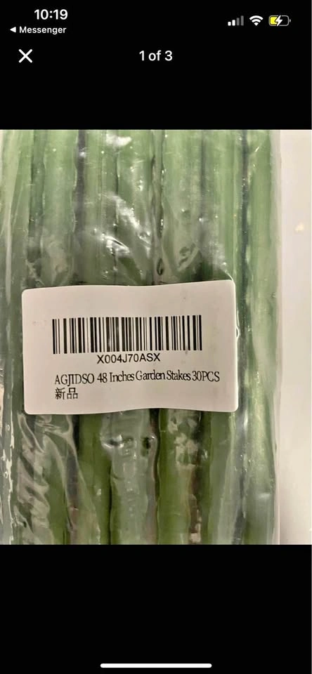 🥕 Garden stakes 30 pack 48 inches