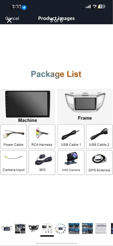 🥕 Car Navigation System for Hyundai Tucson 9 Inch 4GB / 64GB - photo 3