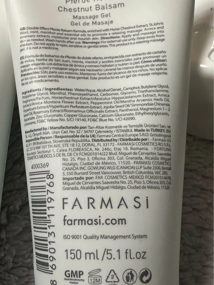 Pferde Horse Chestnut Balm Massage Gel - photo 5