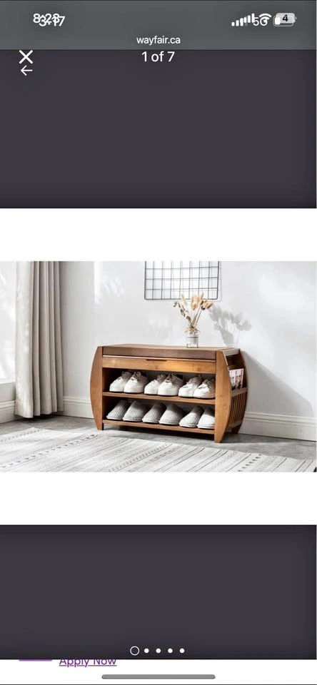🥕 Shoe rack bamboo