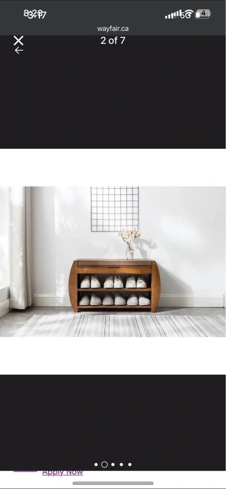 🥕 Shoe rack bamboo - photo 2