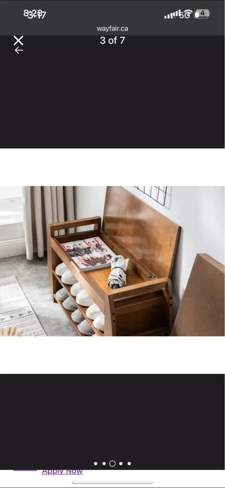 🥕 Shoe rack bamboo - photo 3
