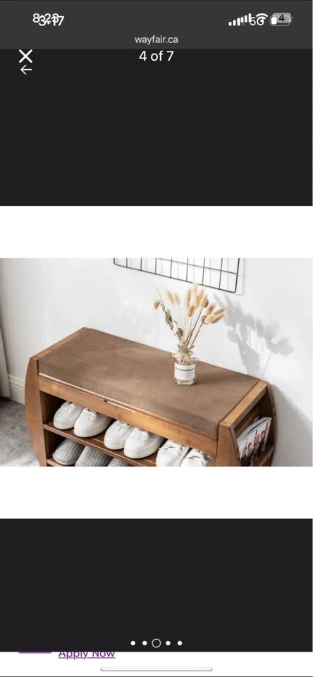 🥕 Shoe rack bamboo - photo 4