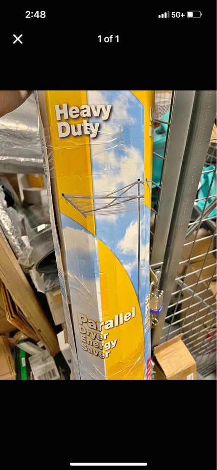 🥕 Umbrella Clothesline Outdoor - Foldable Rotary Drying Rack