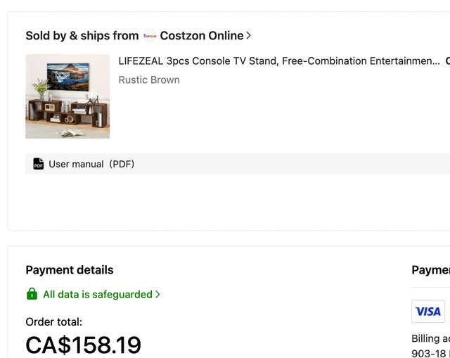 TV Stand – CA$100 | Brand New Sealed - photo 2