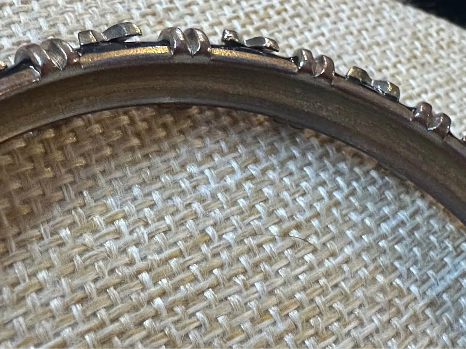 Vintage Bangle Bracelet - Eternity X Design - photo 5