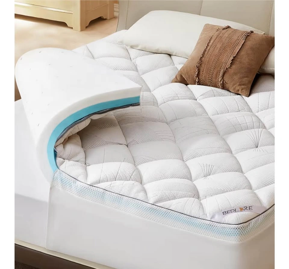 King Size 4" Memory Foam Mattress Topper - photo 4